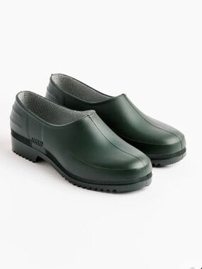 PLASTICANA HEMP GARDEN CLOGS IN GREEN